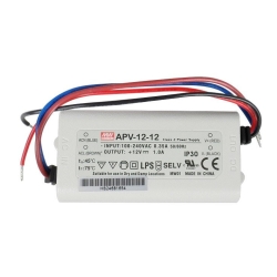 Zasilacz APV-12-12 1A 12W 12V IP30 *