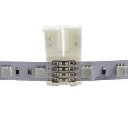 LED line złączka do taśm LED CLICK CONNECTOR podwójna 10 mm 4 PIN RGB *