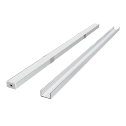 LED line PRIME Profil aluminiowy nawierzchniowy srebrny 2m - zestaw *