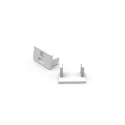 Zaślepka do profilu aluminiowego 10mm nawierzchniowego biała 20szt *
