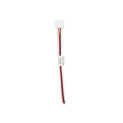 LED line złączka do taśm LED wodoodpornych CLICK CONNECTOR pojedyncza 8 mm 2 PIN z przewodem *