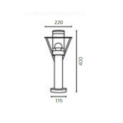 lampa ogrodowa BELFAST 88116
