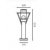 lampa ogrodowa BELFAST 88116