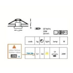 oprawa wpuszczana JOB 704280