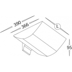 kinkiet sweep 2x36w