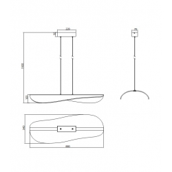 lampa wisząca BIANCA 7765