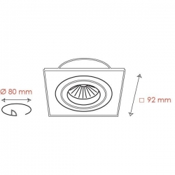 oprawa MINI CATLI 4211GU biała