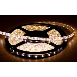 taśma led 300 SMD2835 biała ciepła silikon IP65 - 5m