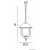lampa ogrodowa wisząca PRINCE K 1018/1/O