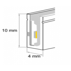 Neon flex 140LED 2835 IP67 biała neutralna